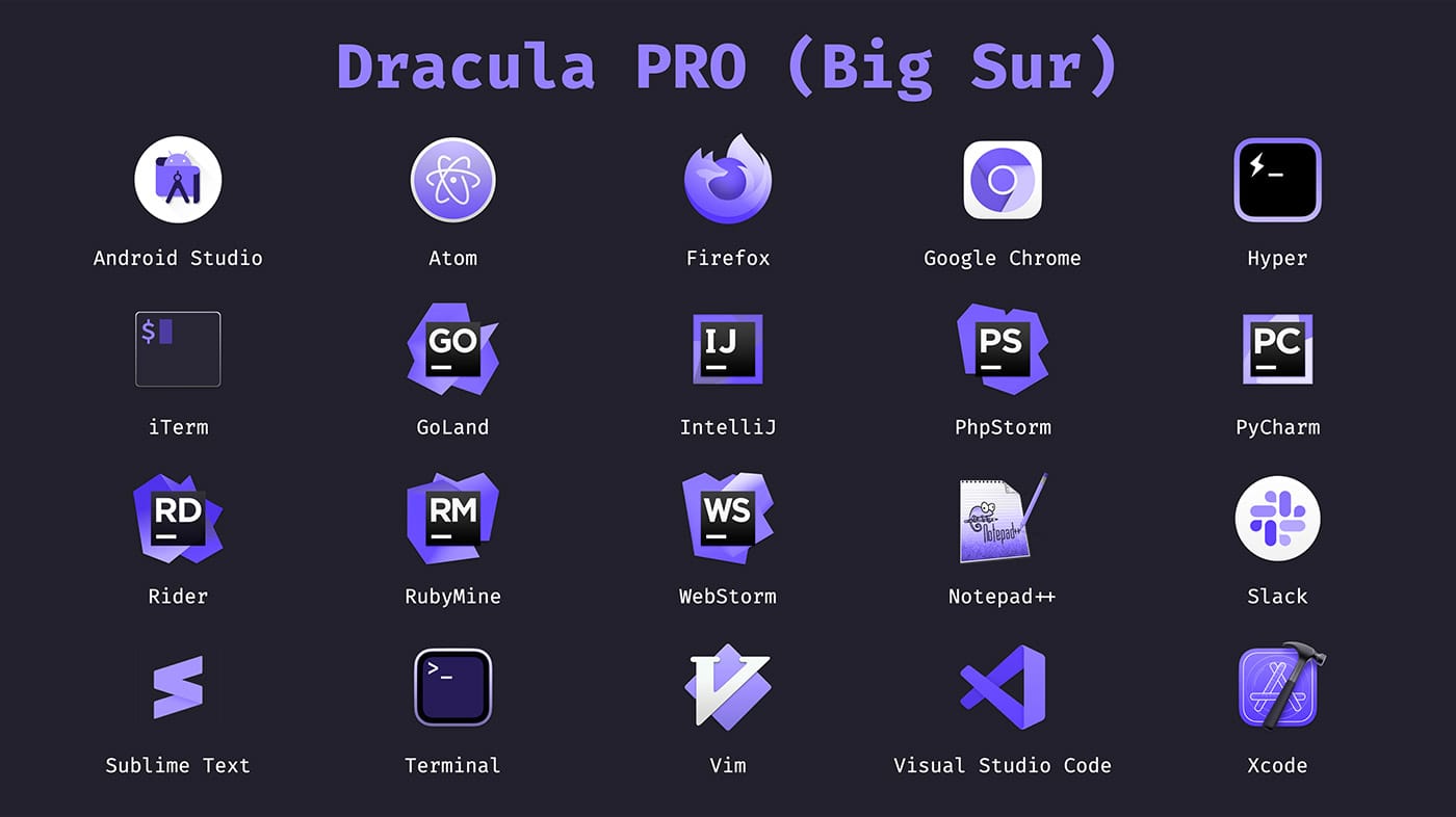 Dracula Pro Icons
