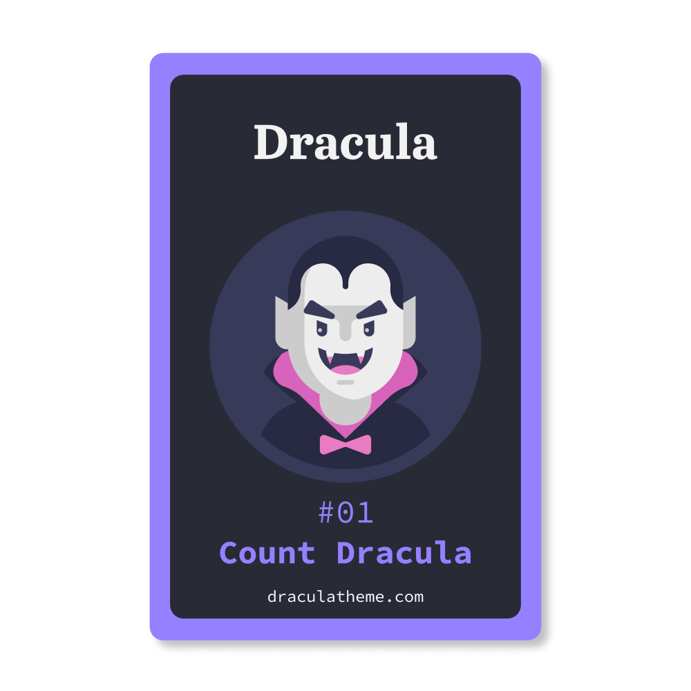 Dracula Pin n.1