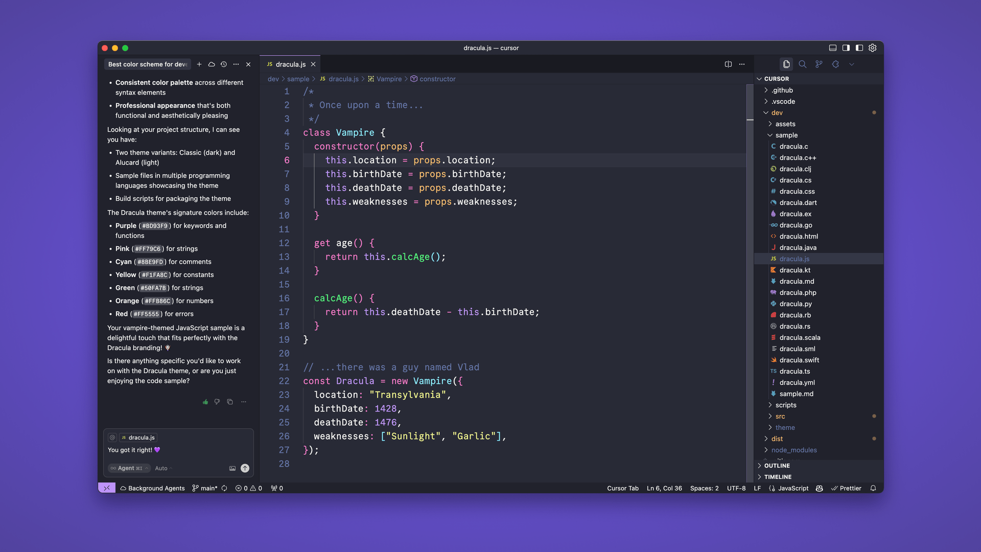 cursor - Theme Preview