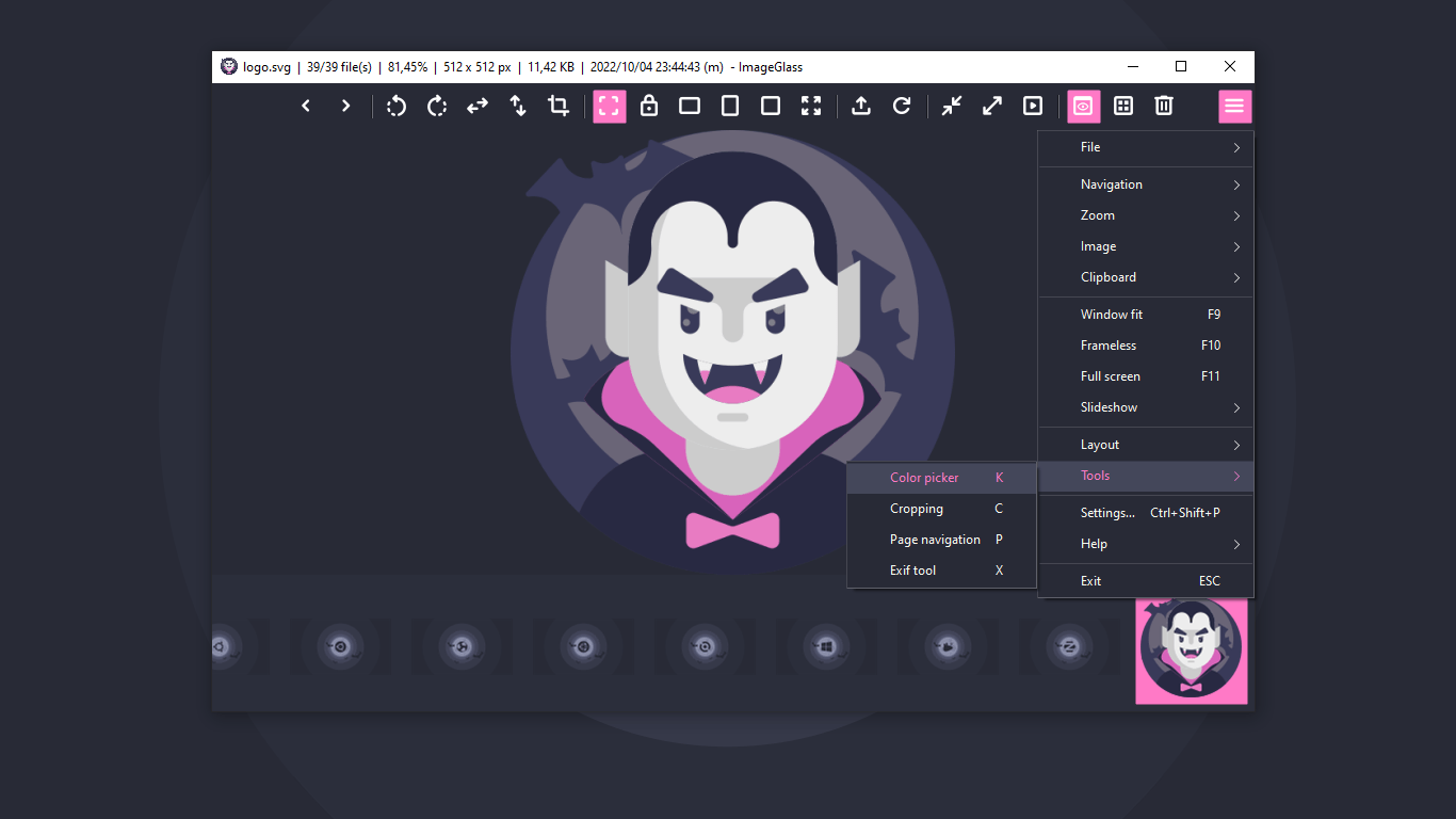 imageglass - Theme Preview
